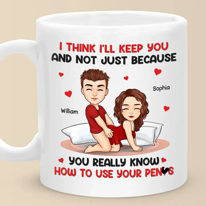 You Are The Spark To My Fire - Couple Personalized Custom Mug - Gift For Husband Wife, Anniversary