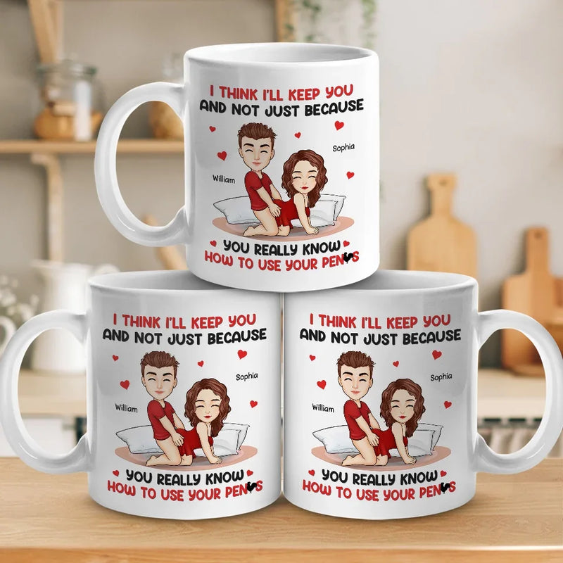 You Are The Spark To My Fire - Couple Personalized Custom Mug - Gift For Husband Wife, Anniversary
