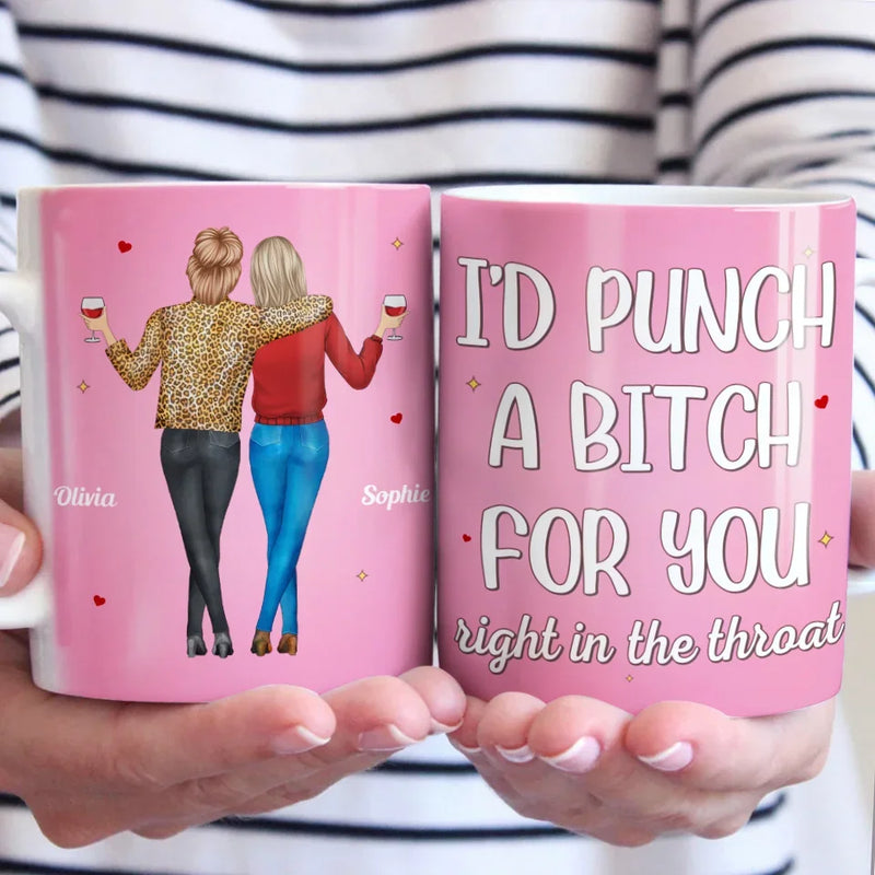 Partners In Crime For Life - Bestie Personalized Custom Mug - Gift For Best Friends, BFF, Sisters