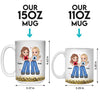 We Will Be Friends Forever Because You Know Too Much - Bestie Personalized Custom Mug - Gift For Best Friends, BFF, Sisters