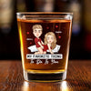 Wish You're In Me, I Mean Here With Me - Couple Personalized Custom Shot Glass - Gift For Husband Wife, Anniversary