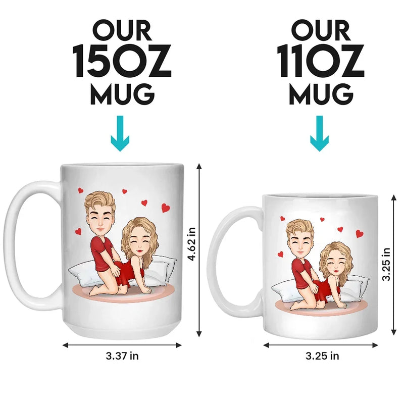 In Your Arms Is Where I Belong - Couple Personalized Custom Mug - Gift For Husband Wife, Anniversary