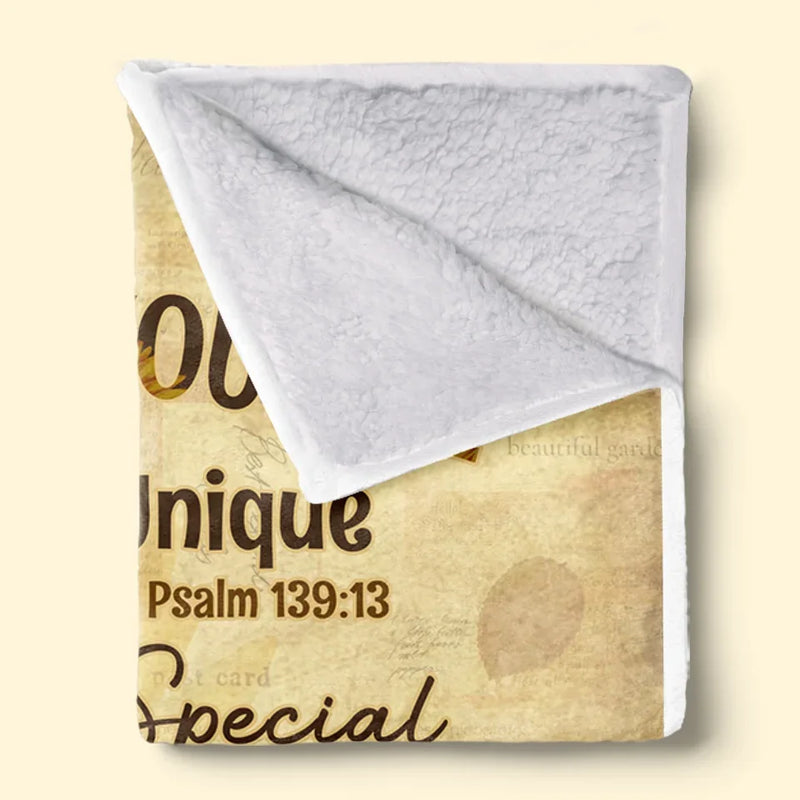 God Says You Are Precious Self-Love Affirmations - Friend Personalized Custom Blanket - Gift For Best Friends, Family Members, Coworkers, Yourself