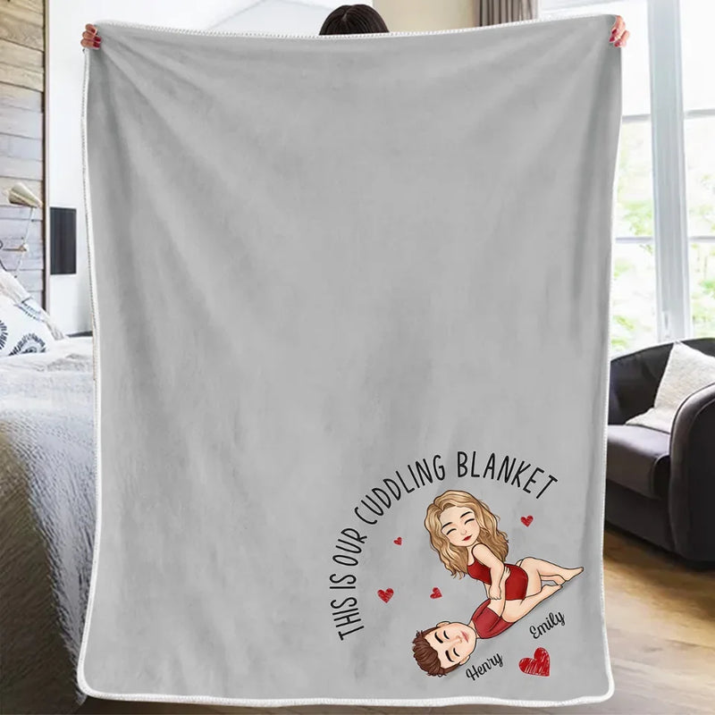 You Are My Favorite Thing To Do - Couple Personalized Custom Blanket - Gift For Husband Wife, Anniversary