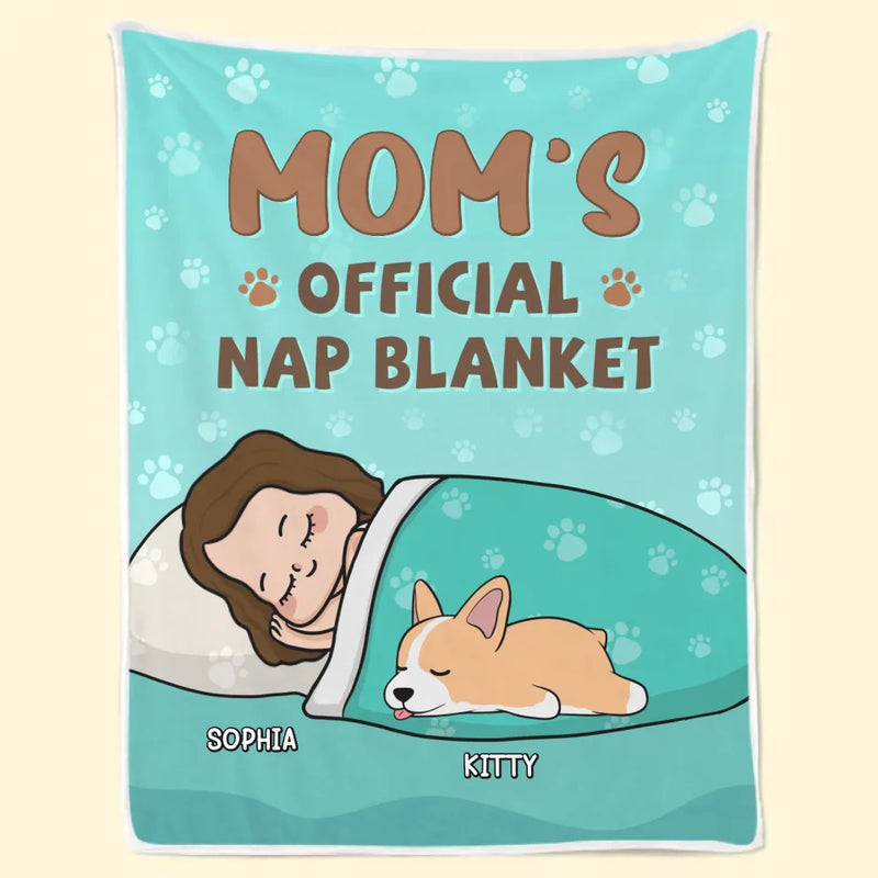 Eat, Sleep, Cuddle, Repeat - Dog & Cat Personalized Custom Blanket - Gift For Pet Owners, Pet Lovers