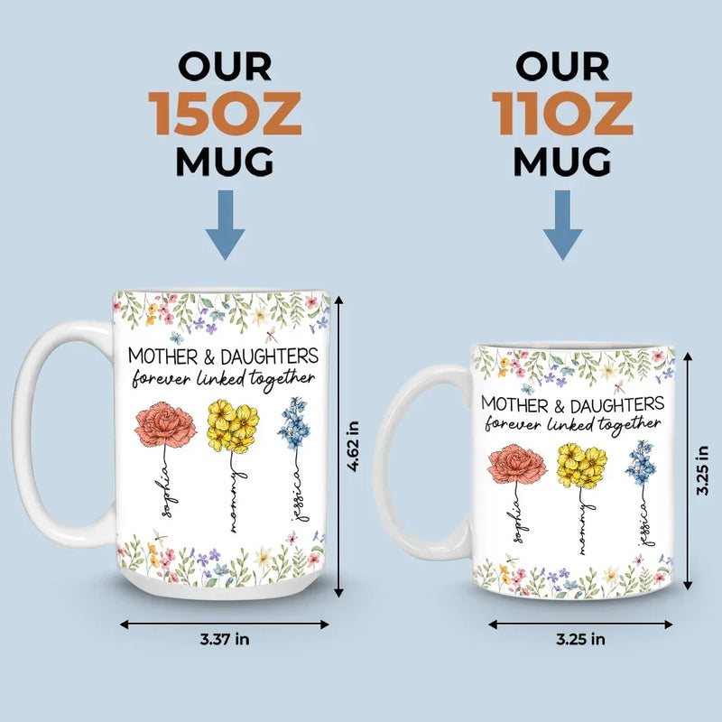 You’re The Sunshine That Helps Me Bloom - Family Personalized Custom Mug - Gift For Mom, Daughter