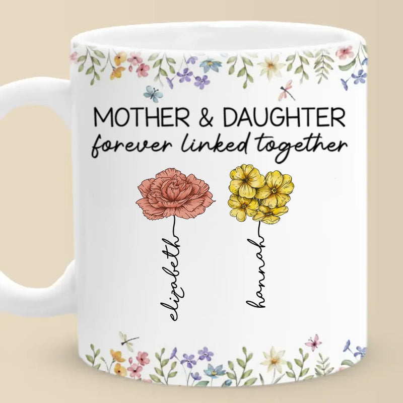You’re The Sunshine That Helps Me Bloom - Family Personalized Custom Mug - Gift For Mom, Daughter