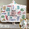 My Family Is My Priority And I Love It - Family Personalized Custom Snuggle Blanket, Hoodie Blanket - Gift For Mom, Yourself
