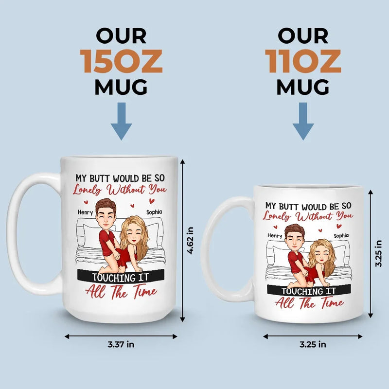 I Love Every Inch Of You, Some Inches More Than Others - Couple Personalized Custom Mug - Christmas Gift For Husband Wife, Anniversary