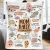 I Love All Parts Of Me - Affirmation Personalized Custom Blanket - Gift For Mom, Family Members, Yourself