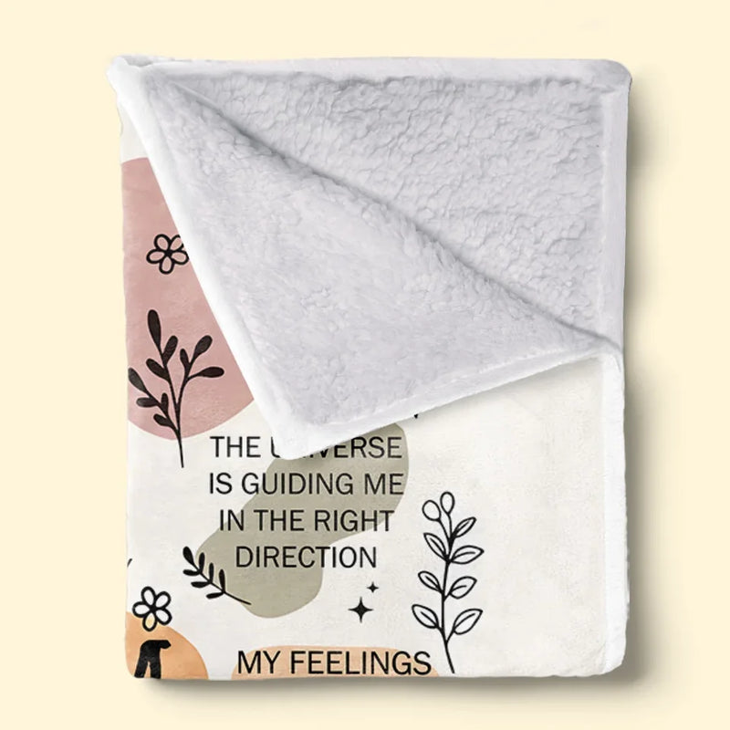 I Love All Parts Of Me - Affirmation Personalized Custom Blanket - Gift For Mom, Family Members, Yourself
