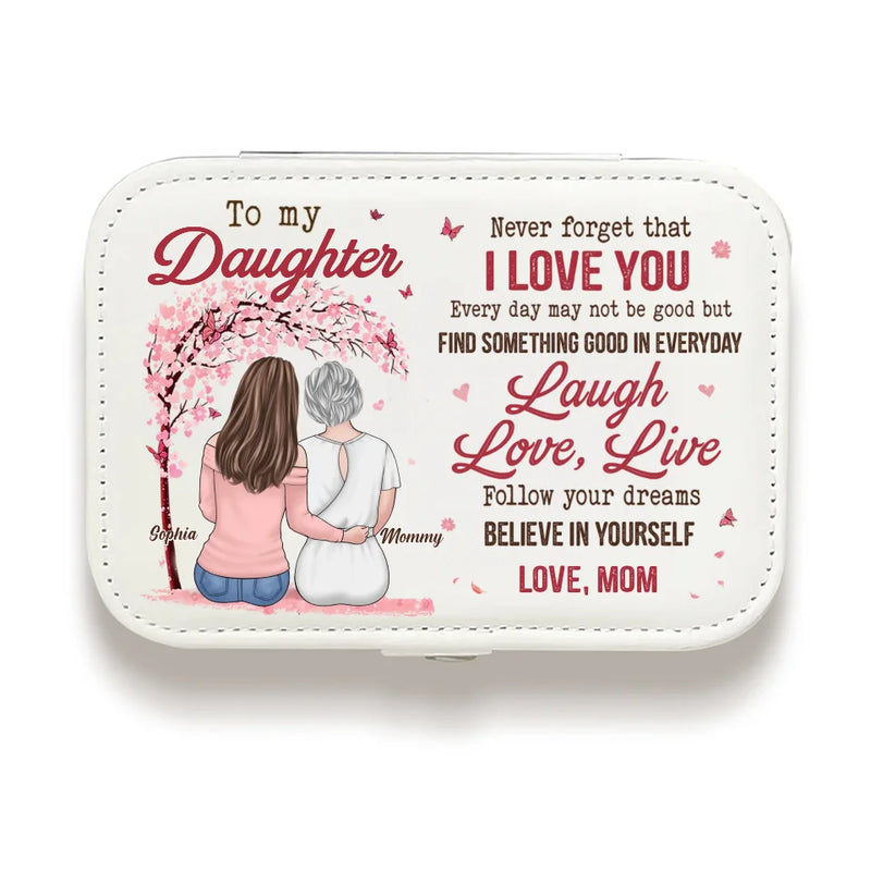 Find Something Good In Everyday - Family Personalized Custom Jewelry Case - Gift For Mom, Grandma