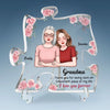 Thank You For Being Such An Important Piece Of My Life - Family Personalized Custom Puzzle Shaped Acrylic Plaque - Gift For Mom, Grandma
