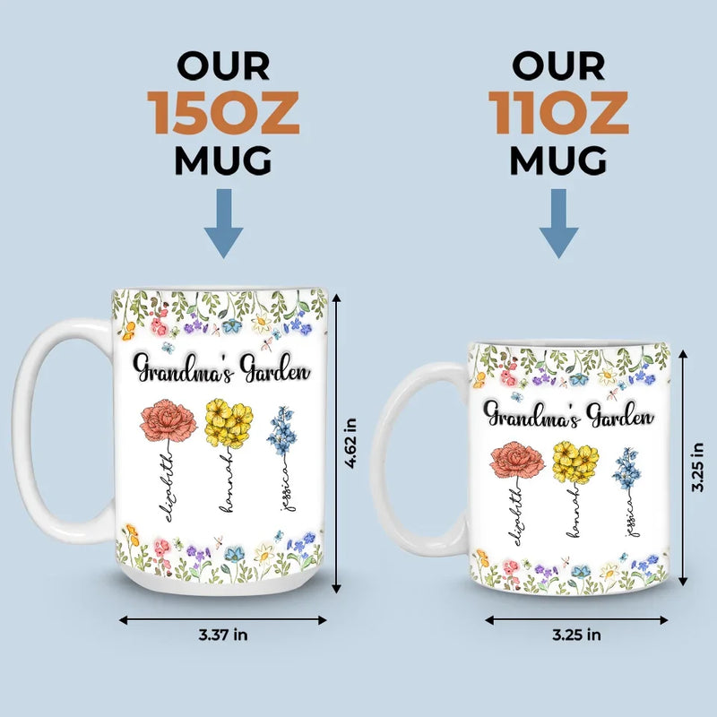 Your Affection Binds Us As One - Family Personalized Custom 3D Inflated Effect Printed Mug - Gift For Mom, Grandma