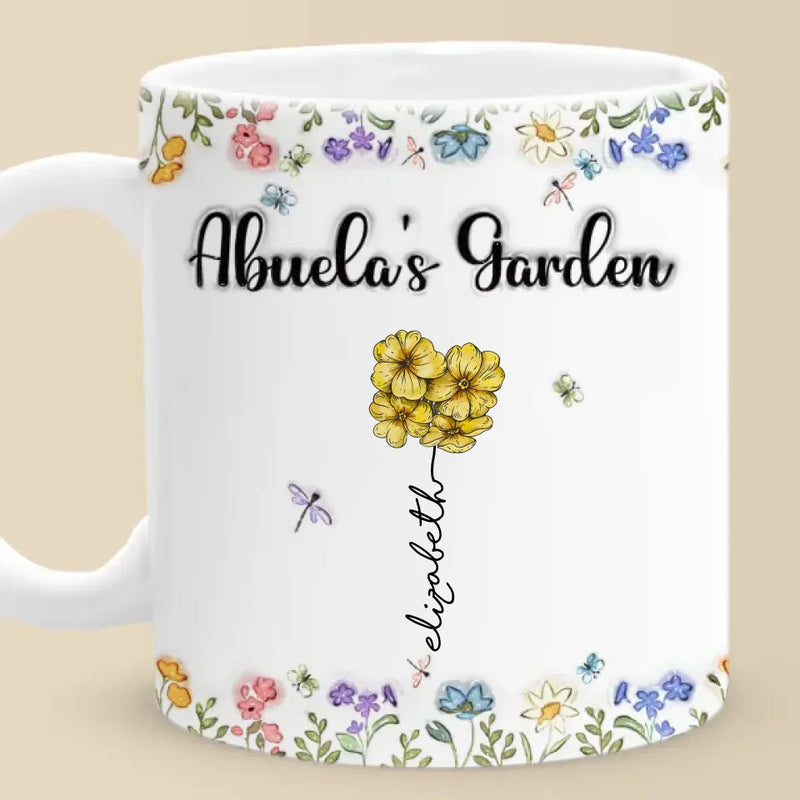 Your Affection Binds Us As One - Family Personalized Custom 3D Inflated Effect Printed Mug - Gift For Mom, Grandma