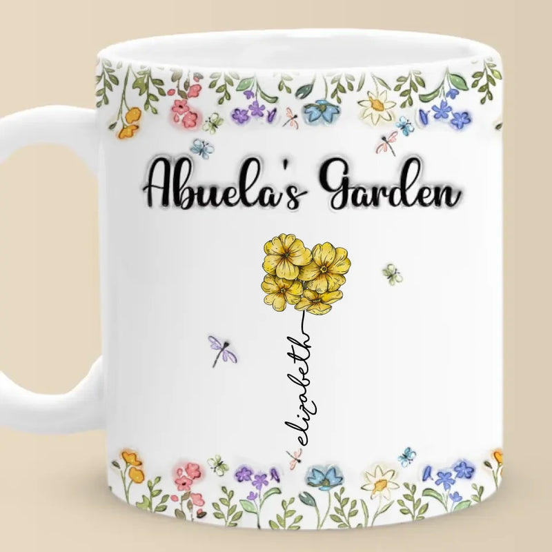 Your Affection Binds Us As One - Family Personalized Custom 3D Inflated Effect Printed Mug - Gift For Mom, Grandma