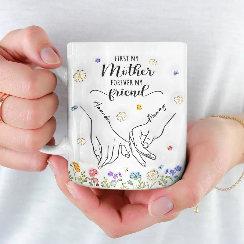 A Mother And Daughter’s Bond Is One Of The Strongest Connections In The World - Family Personalized Custom 3D Inflated Effect Printed Mug - Gift For Mom, Daughter