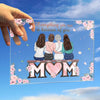 Everything We Are Is Because Of You - Family Personalized Custom Rectangle Shaped Acrylic Plaque - Gift For Mom, Daughter