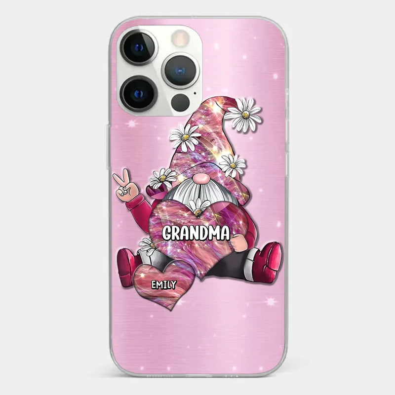 Grandmas Sprinkle Love Like Fairy Dust, Making Everything Magical - Family Personalized Custom Clear Phone Case - Gift For Mom, Grandma