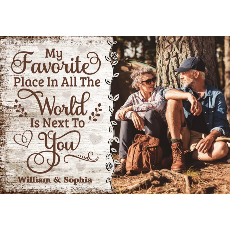 I Love You - Printable Digital File, Digital PNG Download - Custom Photo Couple Personalized Horizontal File - Gift For Husband Wife, Anniversary