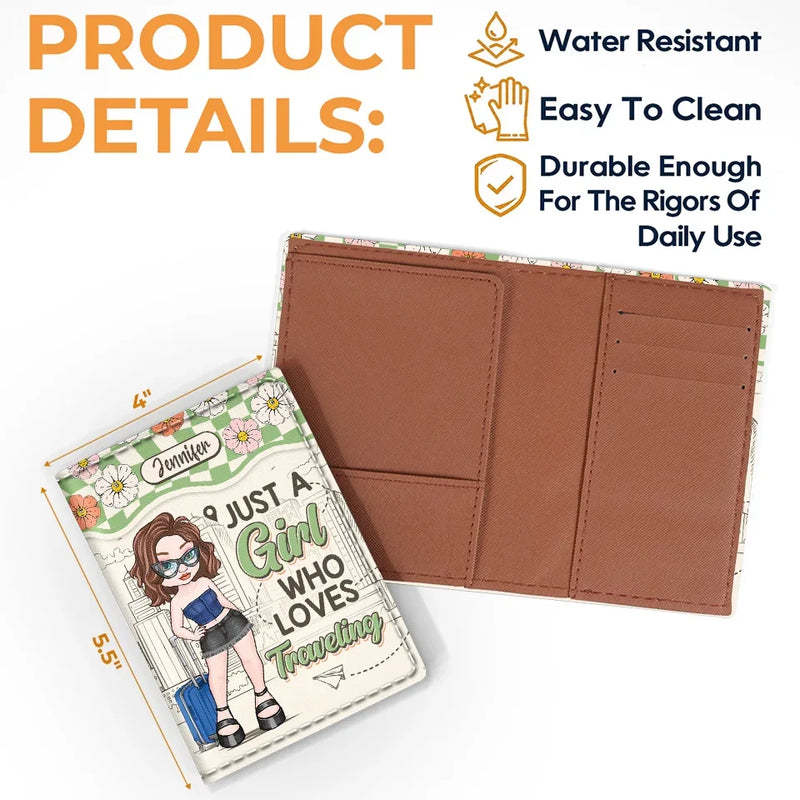 Step Out And Explore - Travel Personalized Custom Passport Cover, Passport Holder - Holiday Vacation Gift, Gift For Adventure Travel Lovers
