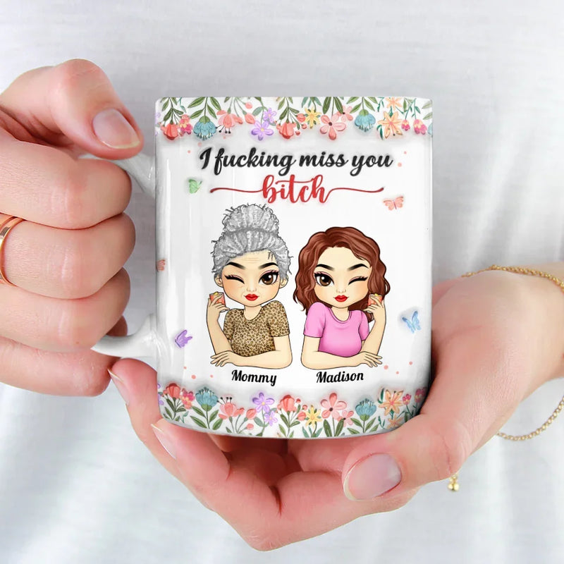 Real Friend Is The One You Can Count On No Matter What - Bestie Personalized Custom 3D Inflated Effect Printed Mug - Gift For Best Friends, BFF, Sisters