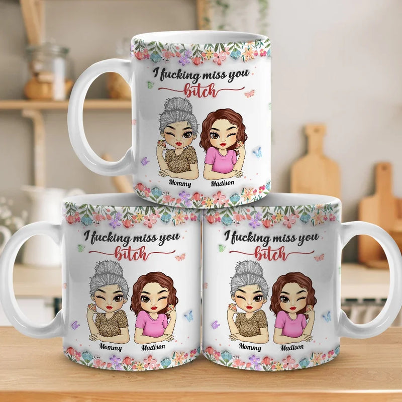 Real Friend Is The One You Can Count On No Matter What - Bestie Personalized Custom 3D Inflated Effect Printed Mug - Gift For Best Friends, BFF, Sisters