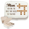You Are The Piece That Holds Us Together - Family Personalized Custom Jewelry Case - Gift For Mom, Daughter