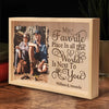 Custom Photo Building A Love Story That Will Last Forever - Couple Personalized Custom Frame Light Box - Gift For Husband Wife, Anniversary