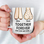 Together Forever - Couple Personalized Custom Mug - Gift For Husband, Wife, Couple