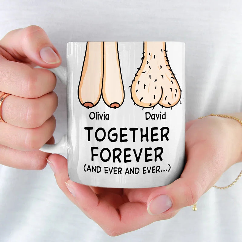 Together Forever - Couple Personalized Custom Mug - Gift For Husband Wife, Anniversary