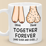 Together Forever - Couple Personalized Custom Mug - Gift For Husband, Wife, Couple