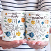 A Grandma’s Heart Is A Mother’s Love Multiplied - Family Personalized Custom 3D Inflated Effect Printed Mug - Gift For Mom, Grandma