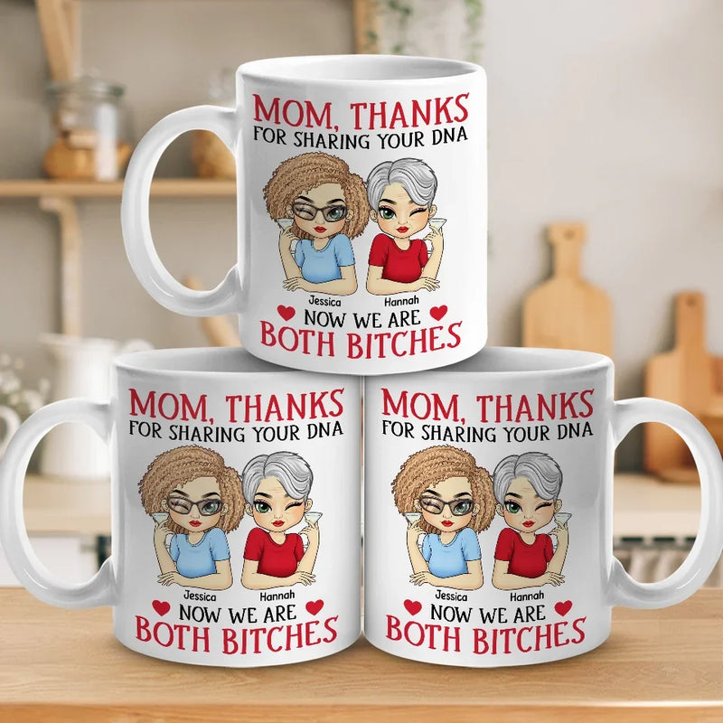 A Mother Is The Truest Friend We Have - Family Personalized Custom Mug - Gift For Mom, Daughter