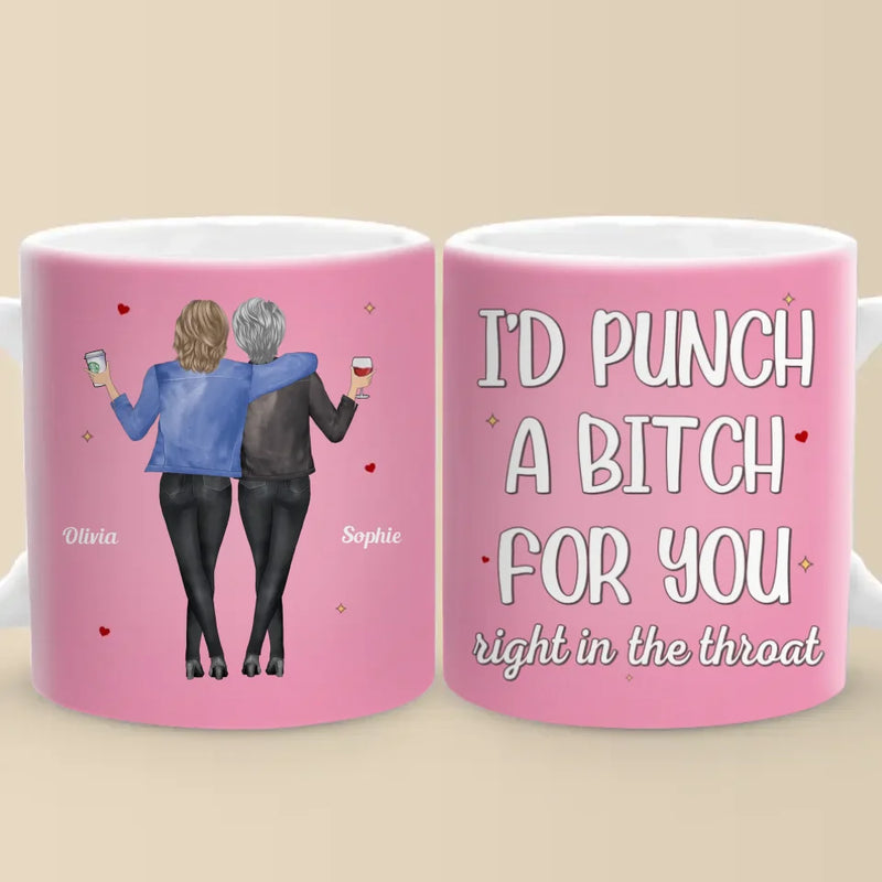 Partners In Crime For Life - Bestie Personalized Custom Mug - Gift For Best Friends, BFF, Sisters