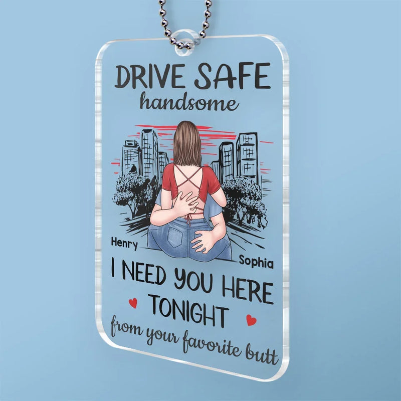 You Are My Heart's Desire - Couple Personalized Custom Car Ornament - Acrylic Custom Shaped - Gift For Husband Wife, Anniversary