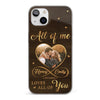 Custom Photo You Are The Reason I Believe In Love - Couple Personalized Custom Clear Phone Case - Gift For Husband Wife, Anniversary