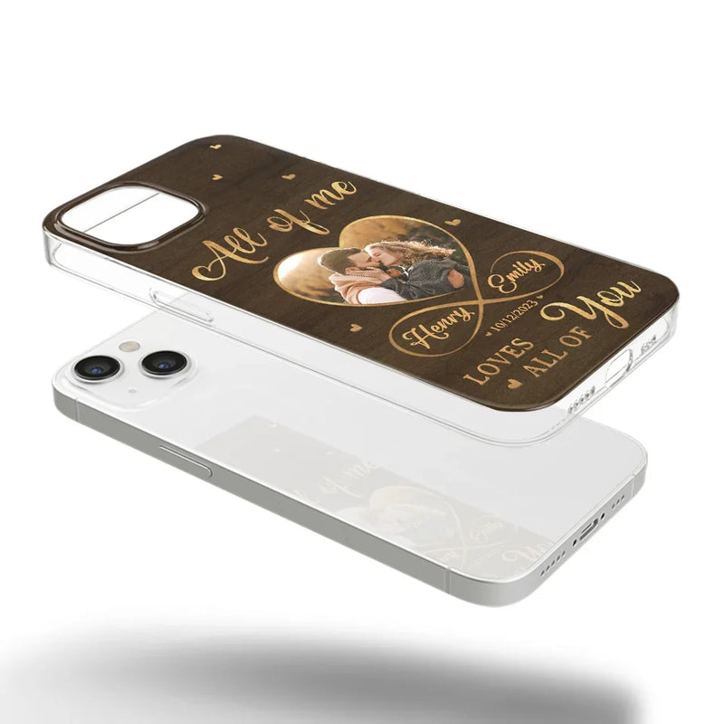 Custom Photo You Are The Reason I Believe In Love - Couple Personalized Custom Clear Phone Case - Gift For Husband Wife, Anniversary