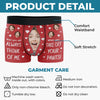 Custom Photo You Make My Heart Smile - Couple Personalized Custom Boxer Briefs, Men's Boxers - Gift For Husband Wife, Anniversary