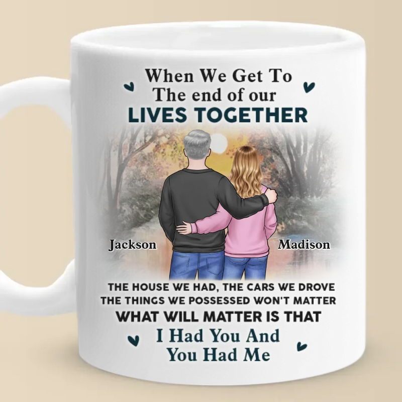 Every Sunset Is Sweeter With You - Couple Personalized Custom Mug - Gift For Husband Wife, Anniversary