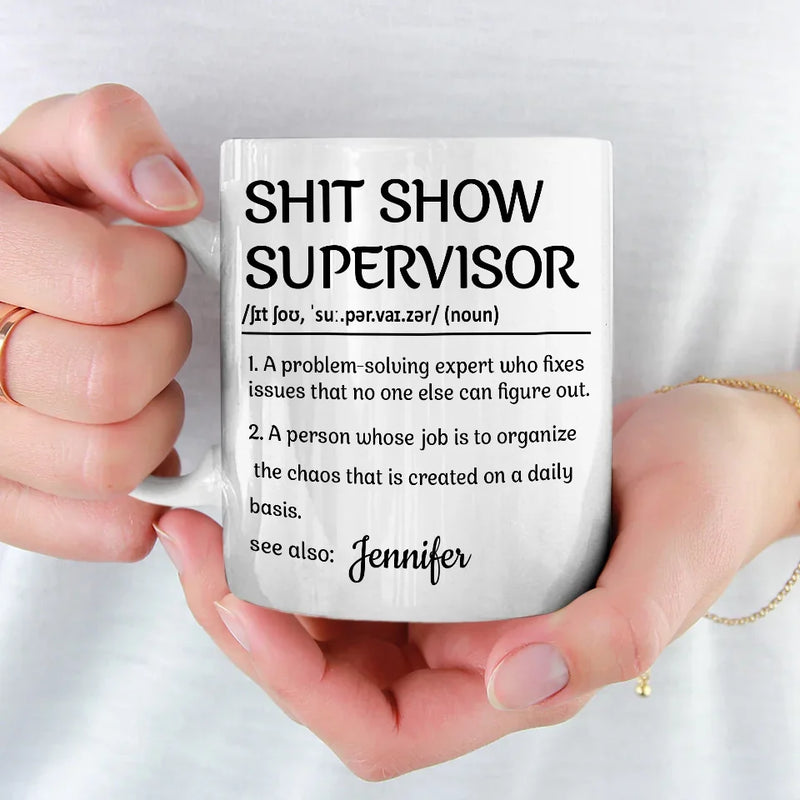 The Steady Hand - Coworker Personalized Custom Mug - Gift For Coworkers, Work Friends, Colleagues