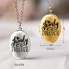 Custom Photo Family Is Forever - Family Personalized Custom Locket Necklace - Gift For Family Members