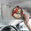 Custom Photo Though You Are Gone, Your Spirit Lives On - Memorial Personalized Custom Car Visor Clip - Sympathy Gift For Family Members