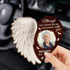 Custom Photo I Am Always With You - Memorial Personalized Custom Car Visor Clip - Sympathy Gift For Family Members