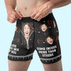 Custom Photo You’re My Favorite Reason To Lose Sleep - Couple Personalized Custom Boxer Briefs, Men's Boxers - Gift For Husband Wife, Anniversary