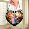 Happiness Is Mother And Daughter Time - Family Personalized Window Hanging Suncatcher - Gift For Mom, Daughter