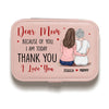 Thank You For Simply Being There Every Time - Family Personalized Custom Jewelry Case - Gift For Mom, Daughter