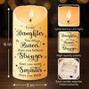 Forever Grateful, Forever Loving You, Mom - Family Personalized Custom LED Candle - Gift For Mom, Daughter