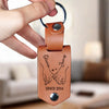 Custom Photo I'm Keeping You Forever Yours - Couple Personalized Custom Engraved Leather Keychain - Gift For Husband Wife, Anniversary