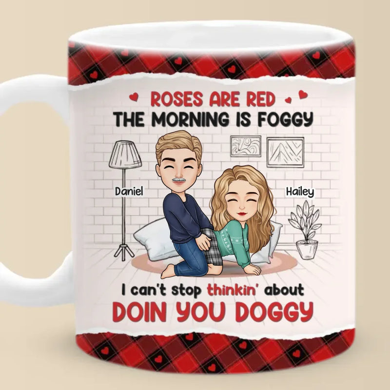 Naughty Vibes Only - Couple Personalized Custom Mug - Gift For Husband Wife, Anniversary